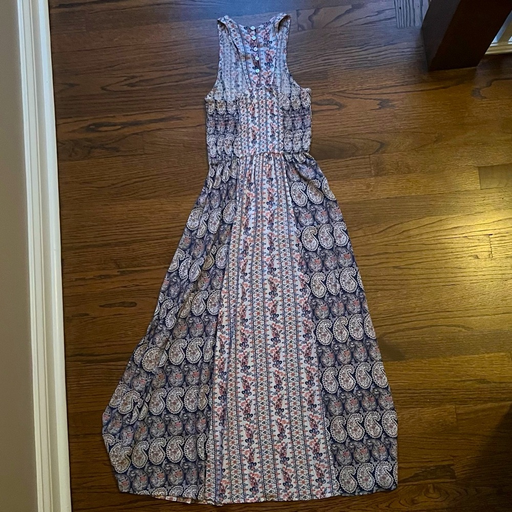 Pretty paisley maxi dress